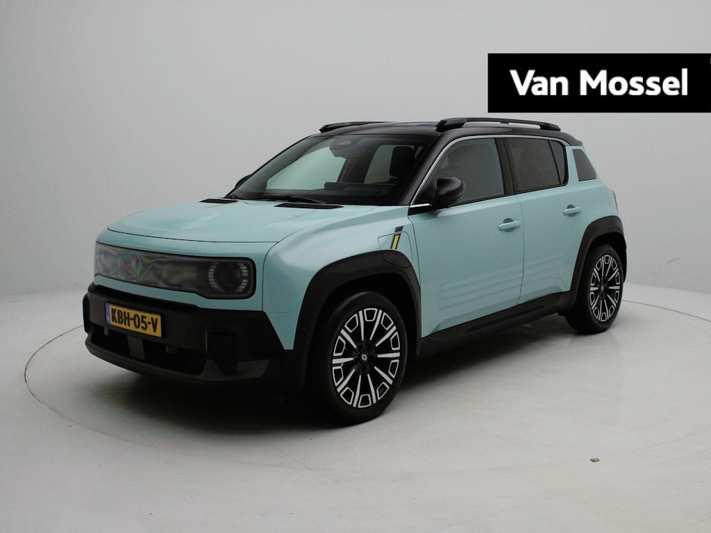Renault 4 E-TECH iconic 150 pk comfort range | Pack advanced driving assist | Full easy park assist, automatisch inparkeren | Stoel- en stuurverwarming |  18” lichtmetalen wielen ‘parisienne’ | Two-tone metaalkleur |