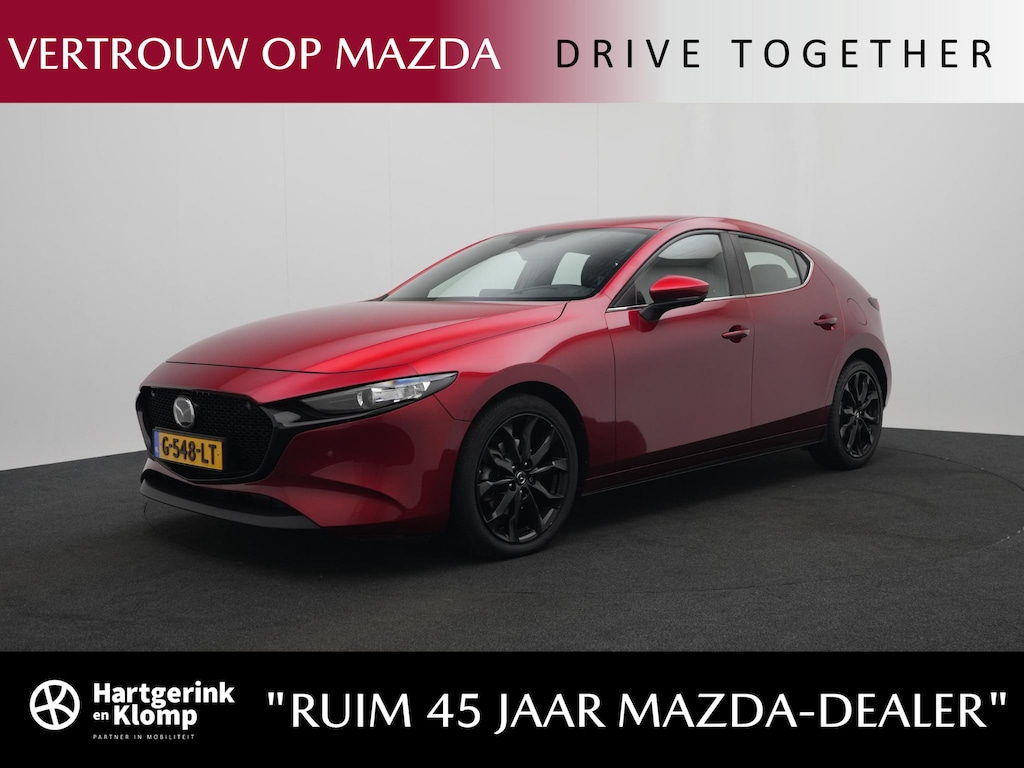 Mazda 3 2.0 SkyActiv-X Comfort automaat met Bose/Leer pakket en 18 inch lichtmetalen velgen : dealer onderhouden