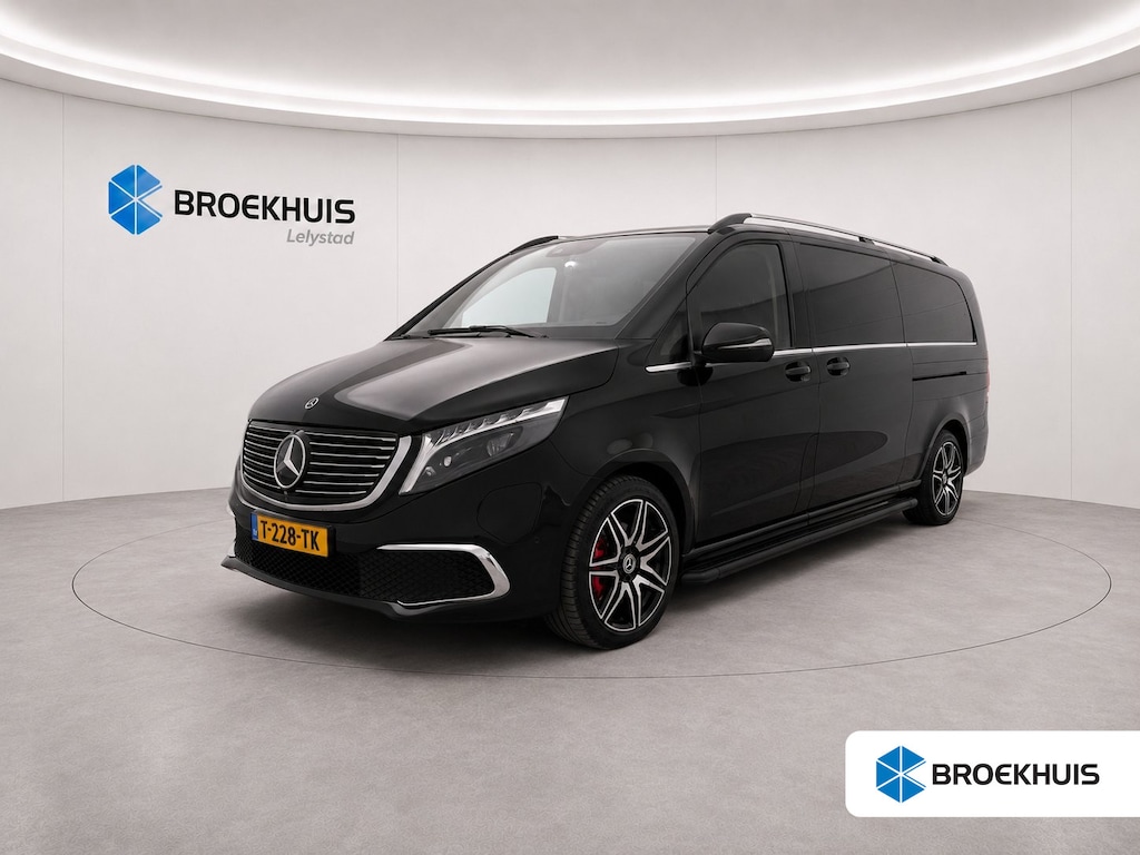 Mercedes-Benz EQV 300 L3 90KWH 204PK AVANTGARDE AMG NAVI / LEDER / CLIMA / FULL-LED / PDC / CAMERA / 18" LMV / KEYLESS / LUCHTVERING / ELEKTRISCHE SCHUIFDEUR / ADAPT. CRUISECONTROL / UNIEK / FULL-OPTIONS !!
