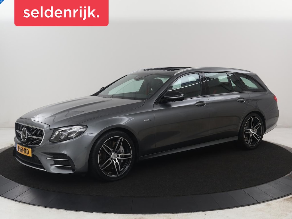 Mercedes-Benz E-klasse Estate AMG 53 4MATIC Premium Plus | Panoramadak | Leder/alcantara | Adaptive cruise | 360 camera | Carplay | Sfeerverlichting | Dodehoek detectie |