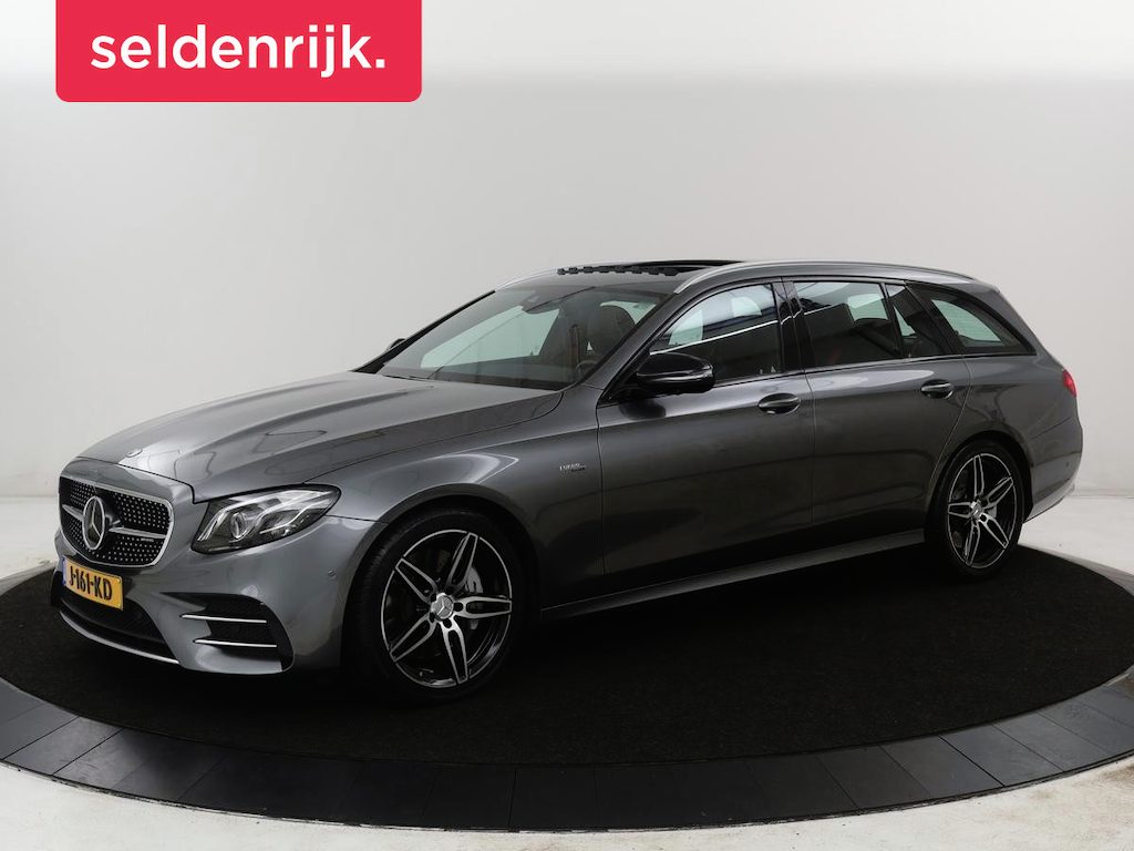Mercedes-Benz E-klasse Estate AMG 53 4MATIC Premium Plus | Panoramadak | Leder/alcantara | Adaptive cruise | 360 camera | Carplay | Sfeerverlichting | Dodehoek detectie |