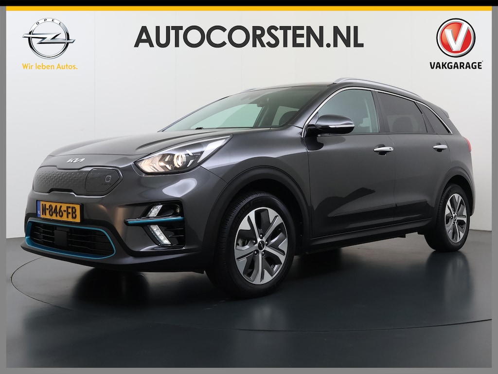 Kia Niro EV e-Niro Edition 64kWh SOH 95,7% Stuur+Stoelverwarming Adap.Cruise Camera Apple Carplay Android Auto Navi Ecc Keyless-go DAB Lane Assist Isofix Regensensor Bluetooth 1e Eigenaar Origineel Nederlandse Auto