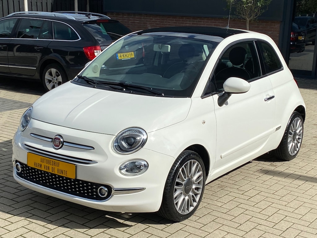 Fiat 500 1.2 Lounge NIEUWSTAAT PANO XENON CLIMA CHROOM PAKKET ELEKTR PAKKET