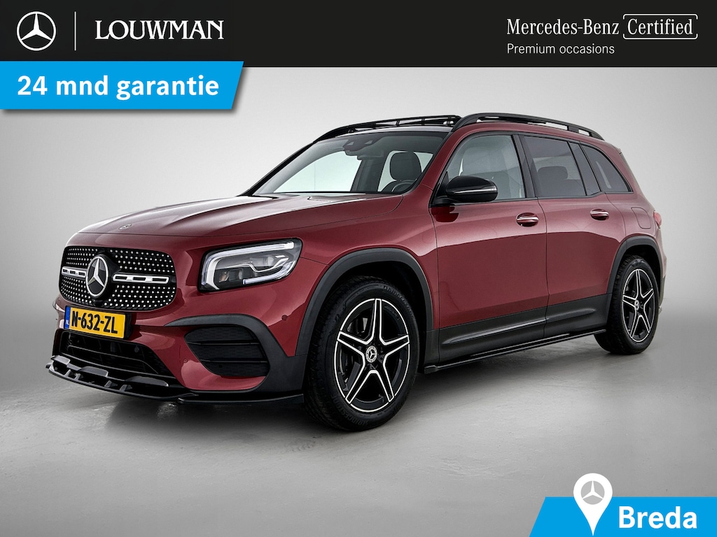 Mercedes-Benz GLB 180 Business Solution AMG | Panoramadak | Achteruitrijcamera | Trekhaak | Elektr. Stoelen | Inclusief 24 maanden MB Certified garantie voor Europa.
