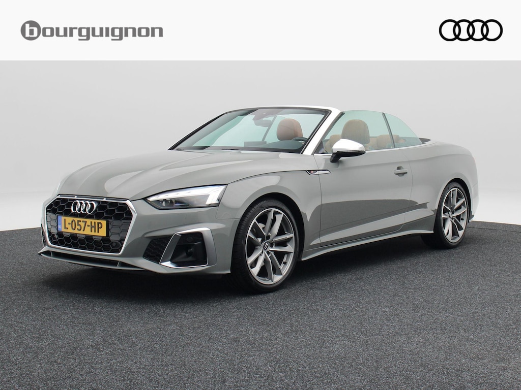 Audi A5 Cabriolet 40 TFSi 190 Pk Automaat S-Line | B&O Audio | Nekverwarming | 19 Inch | Trekhaak | Leder | Camera | 86.642 Km!!