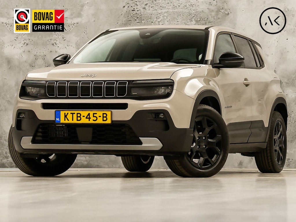 Jeep Avenger 1.2 e-Hybrid Altitude Automaat (VIRTUAL COCKPIT, APPLE CARPLAY, GROOT NAVI, 360 CAMERA, SPORTSTOELEN, KEYLESS, ADAPTIVE CRUISE, NIEUWSTAAT)
