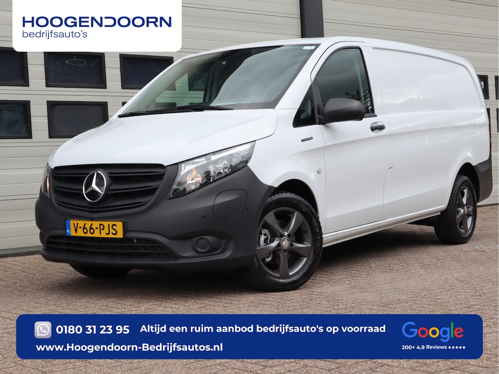 Mercedes-Benz eVito 112 66 kWh SoH 97,6 % AC + DC Snelladen L2 Lang - LM - Camera - 3 Zits - Betimmerd