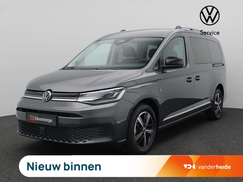 Volkswagen Caddy Maxi 1.5 TSI Hybride Style 150PK DSG SOH 100%, 7 persoons, Achteruitrijcamera, Schuifdeur links & rechts, Travel Assist, App-Connect, Side Assist, 17" LM Velgen, navi via Apple Carplay/ Android Auto, Assistentiepakket