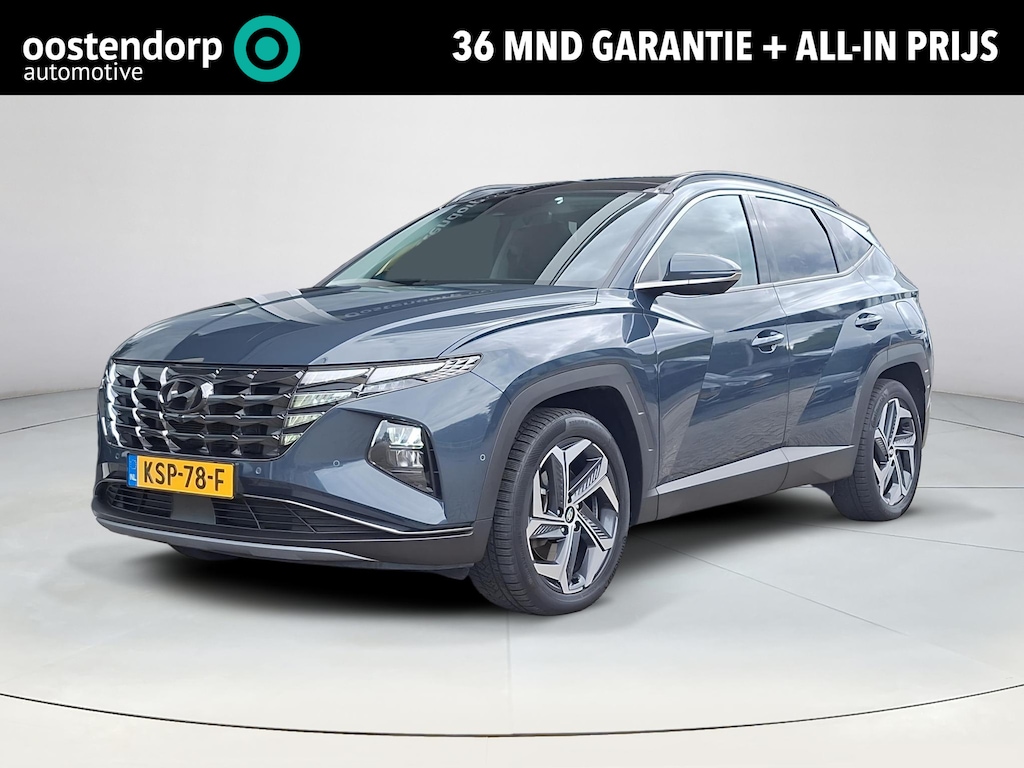Hyundai Tucson 1.6 T-GDI PHEV Premium Sky 4WD | Panoramisch schuif/kantel dak | Apple Carplay/Android Auto | Stoel/stuurverwarming | 360 graden camera | Krell audio | Elektrische achterklep | Stoelgeheugen | Lichtmetalen velgen | Stoelverkoeling |