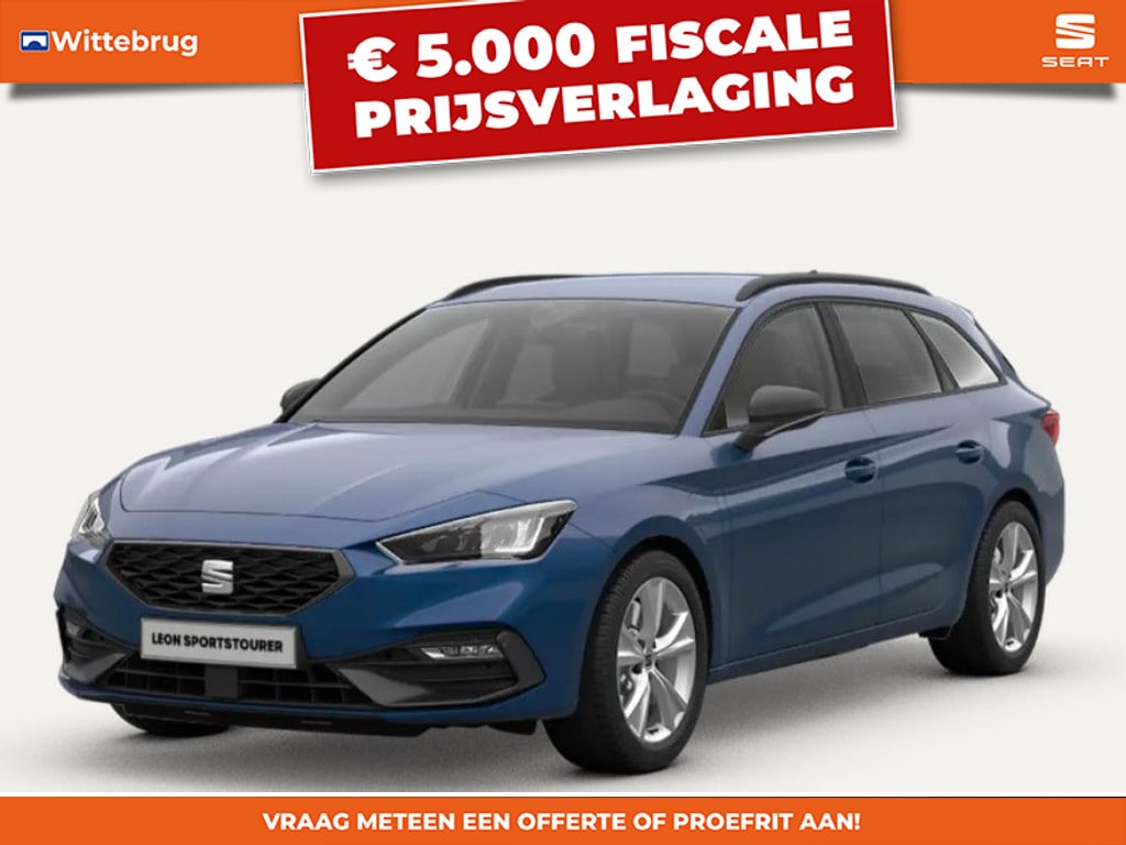 SEAT Leon Sportstourer 1.5 TSI e-Hybrid FR Business - Herwaardering - Safe & Driving Pack - Zwenkbare Trekhaak