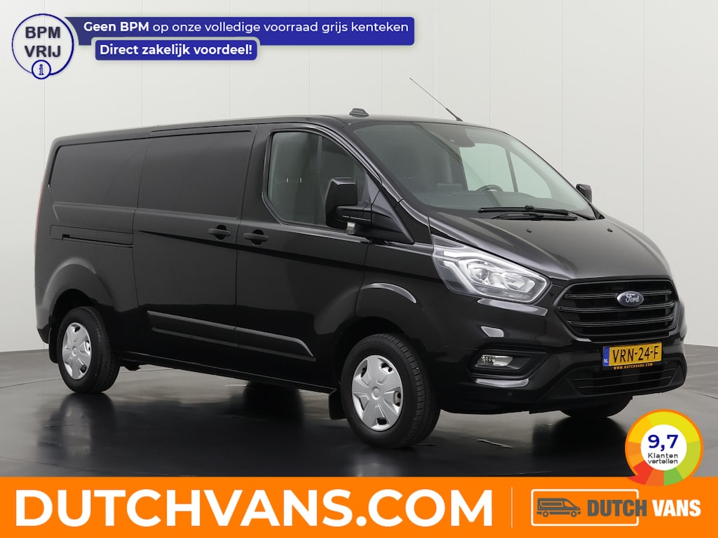 Ford Transit Custom 2.0TDCI 130PK Lang | Achterdeuren | Navigatie | Camera | Airco | 3-Zits | Trekhaak 2800 KG