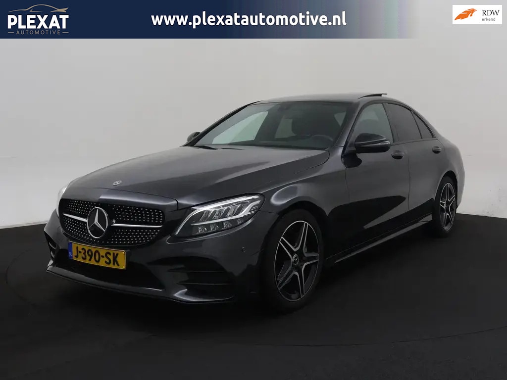 Mercedes-Benz C-klasse 180 Business Solution AMG Aut. | AMG-Pakket | Panorama | Virtual Dashboard | Stoelverwarming | Full Led |