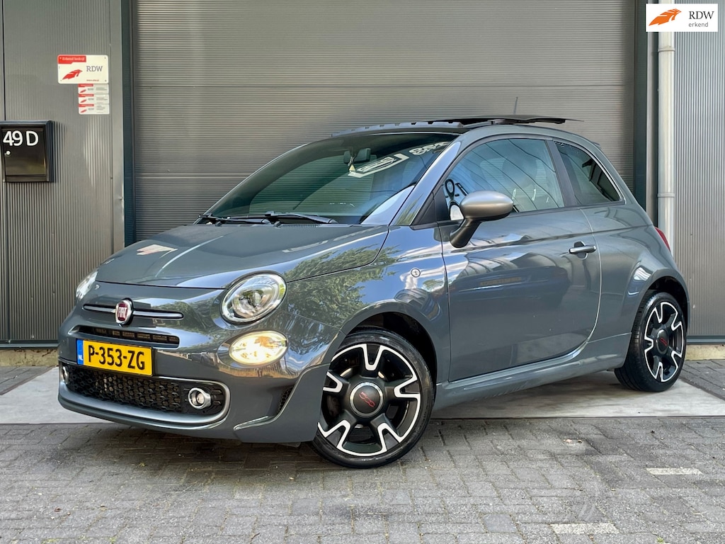 Fiat 500 0.9 TwinAir Turbo Sport Beats CRUISE AIRCO PANORAMADAK HALF LEER BLUETOOTH U CONNECT LM VELGEN MF STUUR NW APK