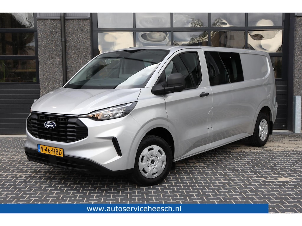Ford Transit Custom 2.0 TDCI L2H1 l DUBBEL CABINE l CARPLAY l TREKHAAK l AIRCO