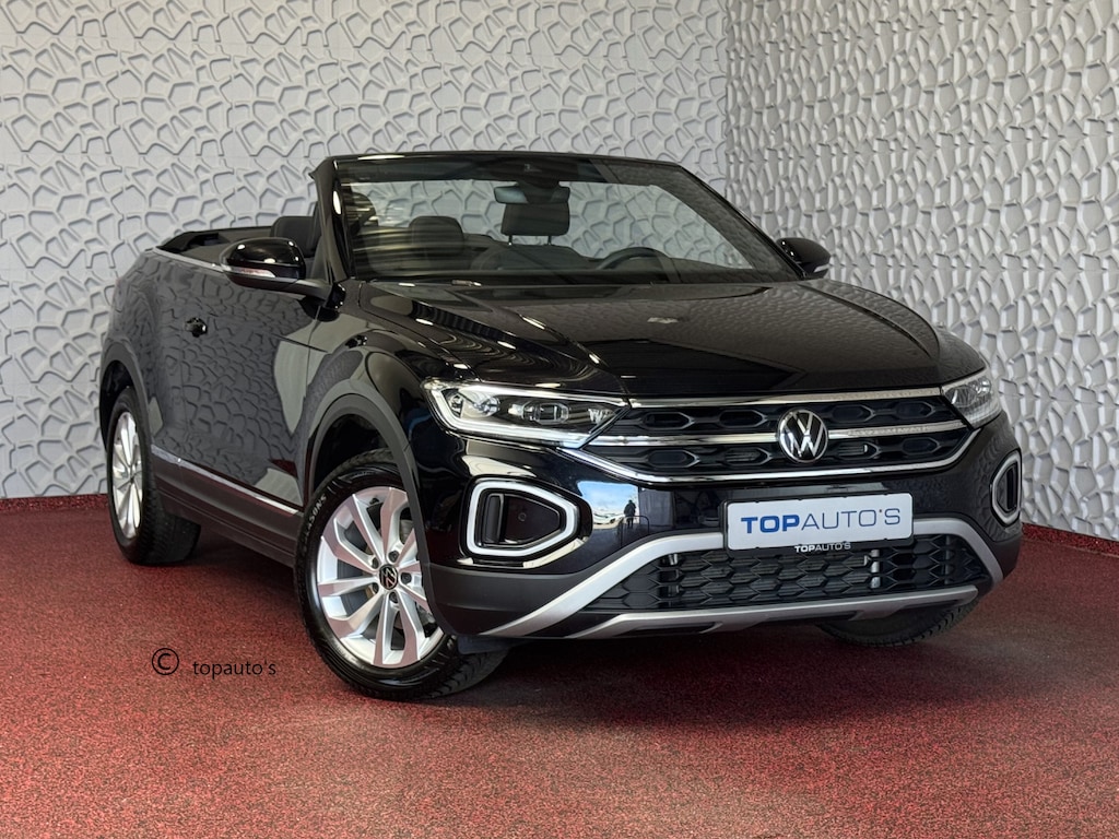 Volkswagen T-Roc Cabrio TSI VIR.COCKPIT CARPLAY NAVI IQ.LED STOEL/STUUR.VERW DAB ADAP.CRUISE ✅Top Auto's Wijchen. 30 Jaar Specialist in Volkswagen : Alle Type's : R-Line Edition / Style / First Edition / Highline / Life , Zowel PHEV / HEV / MHEV / Benzine ✅