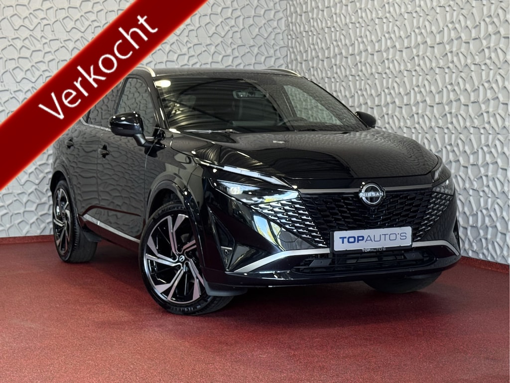 Nissan Qashqai 1.3 MHEV 160PK 4CILINDER 1800KG TREKVERM TEKNA PLUS BOSE 2-TONE 20''LMV LEER ALCANTARA PANO MASSAGE BOSE STOEL/STUUR/RUIT VERW MATRIX.LED ELEK.KLEP HEADUP 20''LMV GOOGLE NAVI 03/2026 K ✅Top Auto's Wijchen , 30 Jaar Specialist in Nissan : Alle Type's : Tekna / Plus / N-Design / N-Connecta / Limited Edition / Premium / Executive / , Zowel PHEV / HEV / MHEV / TURBO / HYBRID