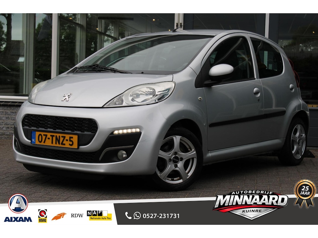 Peugeot 107 1.0-12V XS 5drs|Airco|14"Lichtmetalen velgen|Centrale deurverg|Elektrische ramen|Radio/Cd speler|
