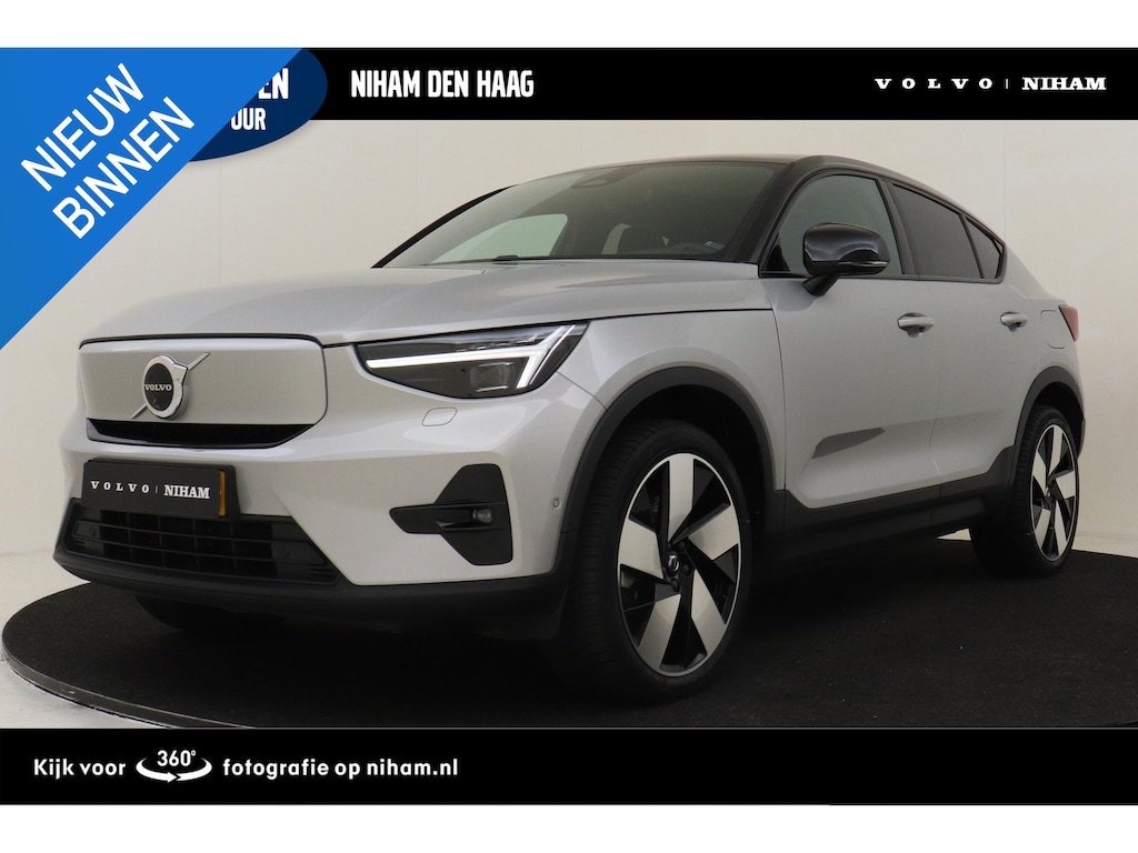 Volvo C40 RECHARGE TWIN INTRO EDITION 78 kWh -PANO.DAK|HARMAN/KARDON|360°CAM|POWER-SEATS|NUBUCK|PRIVACY.GLAS|20"ALL.SEASON|SoH:92%
