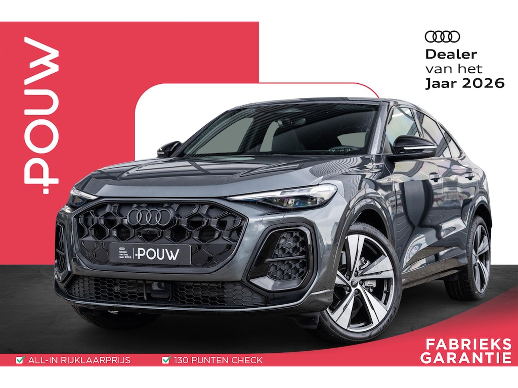 Audi Q5 Sportback 2.0 TFSI e-hybrid 299pk quattro S edition | Bijrijdersscherm | Ambiance Verlichting | Panoramadak | 360 Camera