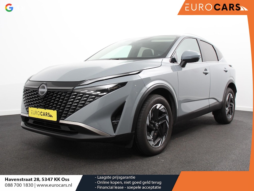 Nissan Qashqai 1.3 MHEV Automaat N-Connecta Navigatie Climate Control Sfeerverlichting Camera 360 Led Dab Verwarmde voorstoelen Adaptieve Cruise Control Digitale Cockpit Lichtmetalen Velgen