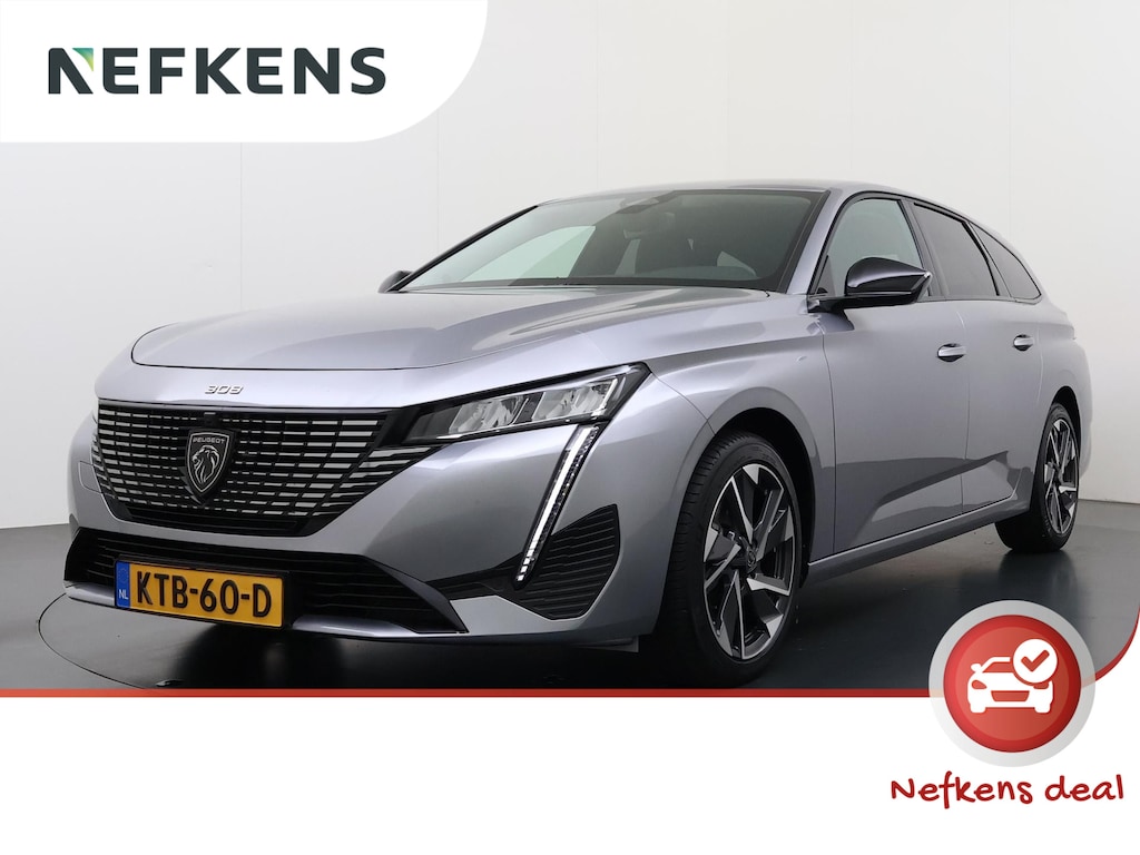 Peugeot 308 SW Allure 136pk Hybrid Automaat | Navigatie | Automatische airco | Rondom camera | Cruise control adaptief | Lichtmetalen velgen | Apple Carplay en Android auto draadloos