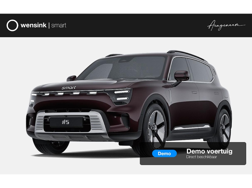 smart #5 Premium 100 kWh | Warmtepomp | Sennheiser Audio | Head-Up Display | 3e Display voor bijrijder | Stoelverwarming voor en achter | Drive Pilot |