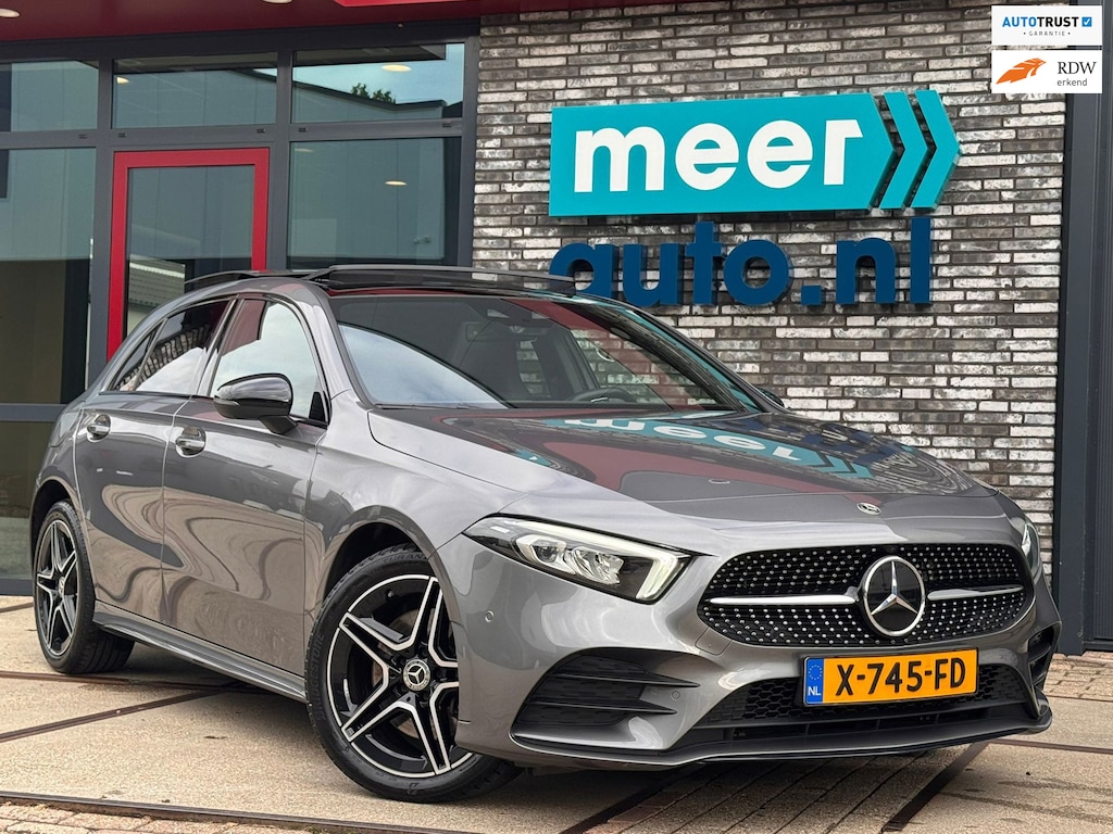 Mercedes-Benz A-klasse 250e AMG PANO l 360 l ASSISTENTIE l SFEER l EL-STOEL l MATRIX l CARPLAY l DEALER OND