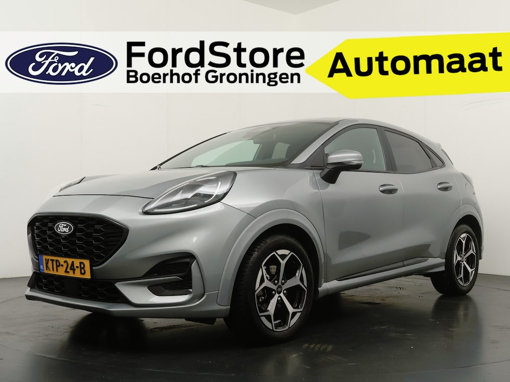 Ford Puma EcoBoost Hybrid 125pk ST-Line X | Winter Pack | El. a. klep | B&O | Half leer | Cruise | Camera | 4 seiz. banden