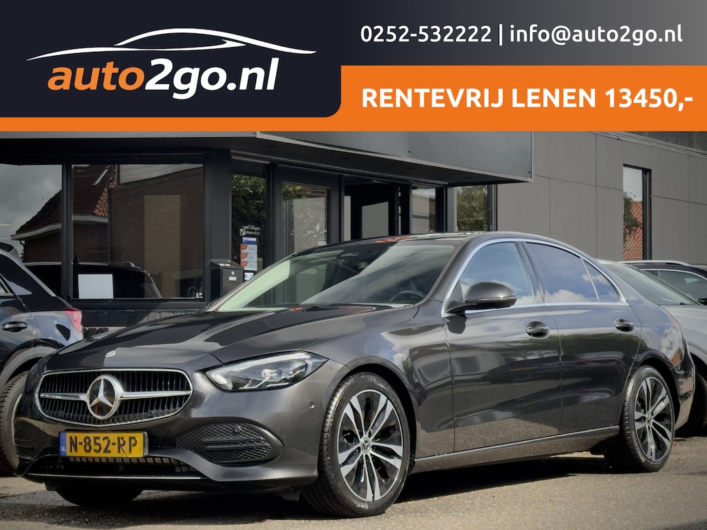 Mercedes-Benz C-klasse 180 AUT9 LUXURY-LINE LEDER NAVI CAMERA DIGI-DASH APPLE-CARPLAY LED LMV PDC
