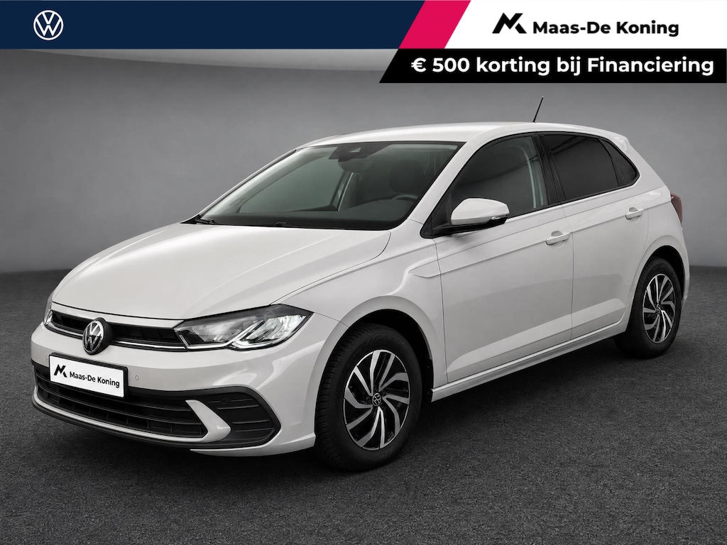 Volkswagen Polo 1.0TSI/95PK Life · Navigatie · Parkeersensoren · Apple/Android Car Play · Clima ·  Garantie t/m 20-01-2027 of 100000km.