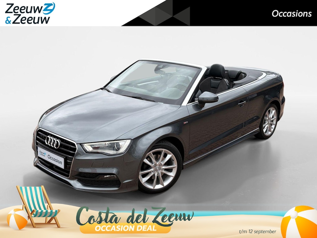 Audi A3 Cabriolet 1.4 TFSI CoD Sport Pro Line S *Automaat*Navigatie*Parkeersensoren*Climate Control*Cruise Control*Stoel/nekverwarming*All Season Banden*LM. Velgen*Zeer nette auto!