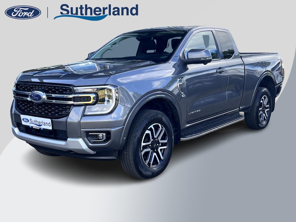 Ford Ranger 2.0 Super Cab EcoBlue Limited Automaat 205pk | Trekhaak | 360 graden | Rollertop | Stoelverwarming