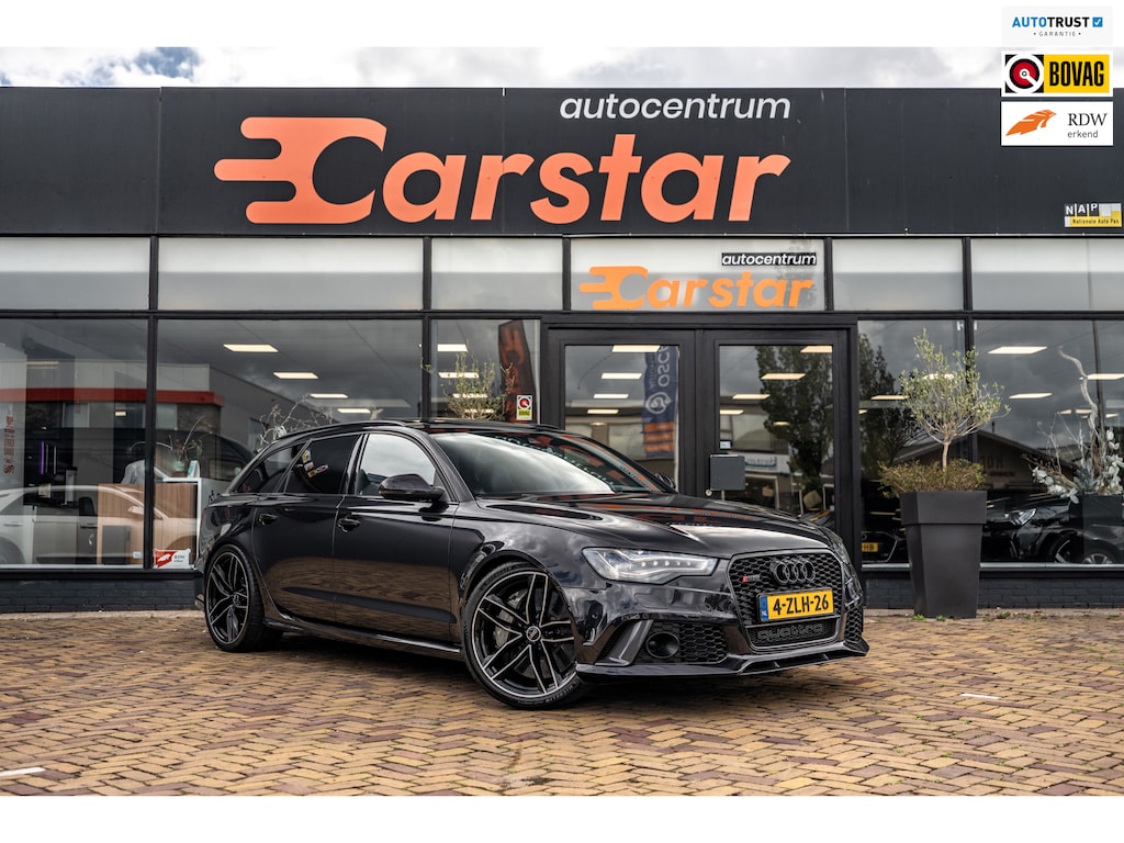 Audi RS6 A6 Avant 4.0 TFSI quattro Pro Line Plus|Keramisch|Akrapovic|Pano