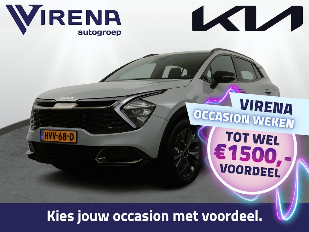 Kia Sportage 1.6 T-GDi Hybrid Dark Edition - Navigatie - Stoel-/stuurverwarming - Cruise Control - Climate Control - Fabrieksgarantie tot 08-2031