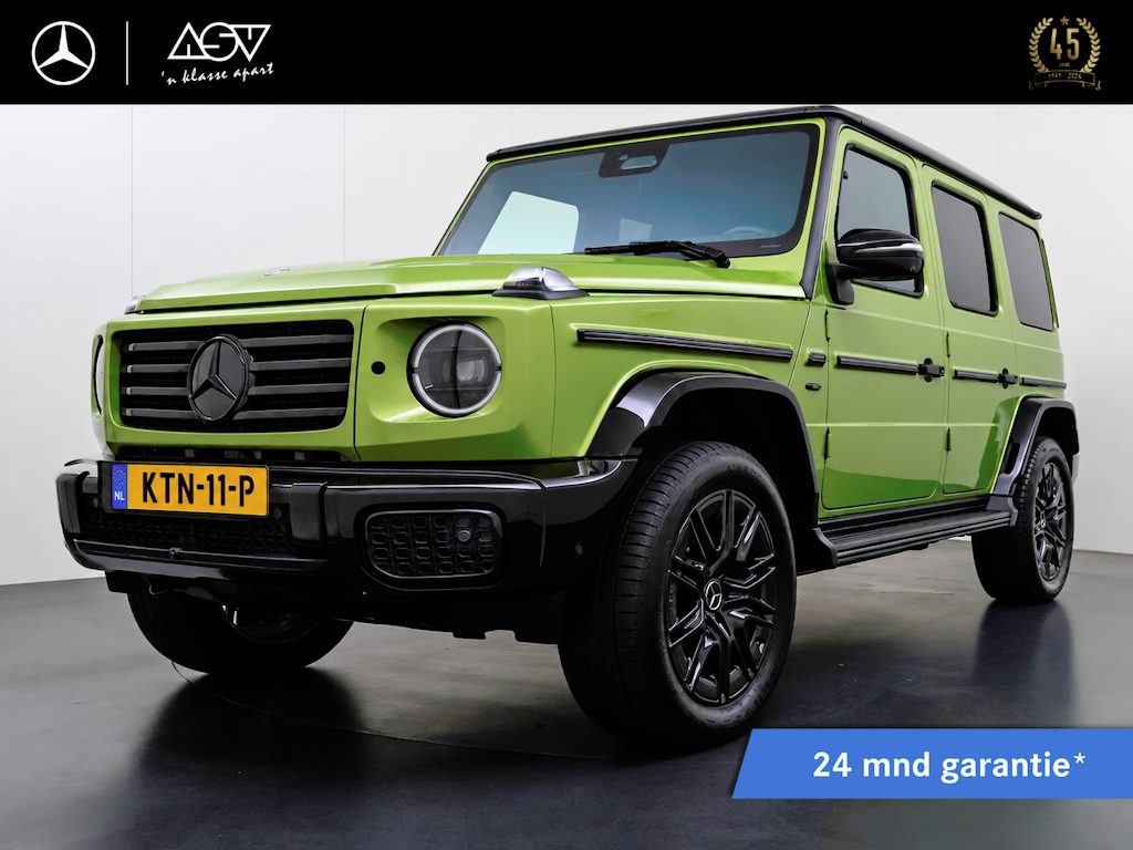 Mercedes-Benz G-klasse 580 met EQ-Technologie 116 kWh | MANUFAKTUR Made to Measure hoogglans lak | AMG Line Exterieurpakket | MANUFAKTUR volledig lederpakket | Superior Line interieur