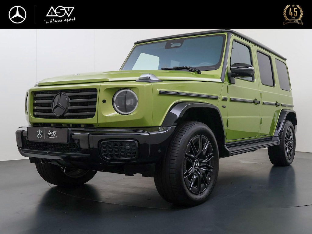 Mercedes-Benz G-klasse 580 met EQ-Technologie 116 kWh | MANUFAKTUR Made to Measure hoogglans lak | AMG Line Exterieurpakket | MANUFAKTUR volledig lederpakket | Superior Line interieur