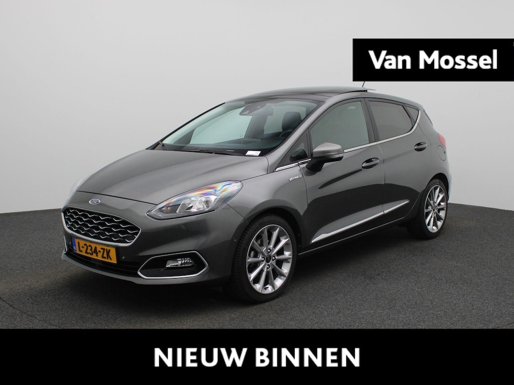 Ford Fiesta 1.0 EcoBoost Hybrid Vignale Panoramadak | Winterpack | leder | B&O Soundsystem | Navigatie | LMV | Apple carplay | Camera | bliss
