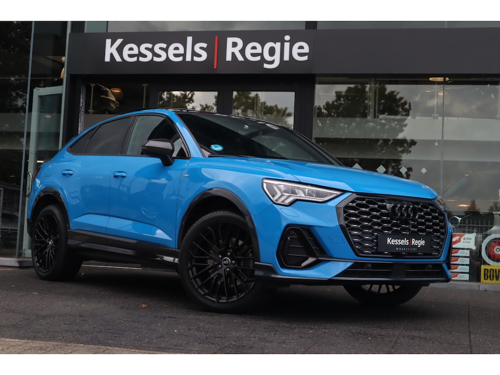 Audi Q3 Sportback 45 TFSI e S-line | Pano | ACC | Matrix | Ambient | 20” | Carbon | Blis | CarPlay | Stoelverwarming | Sensoren