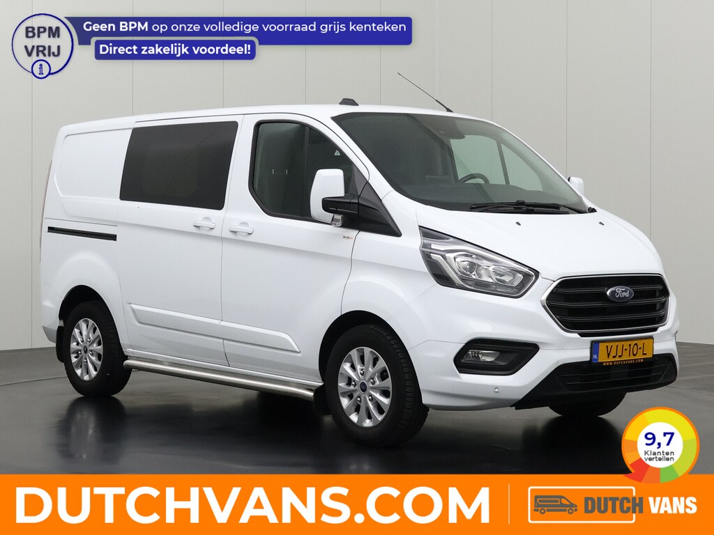 Ford Transit Custom 2.0TDCI 130PK Automaat Limited | Navigatie | Camera | Multimedia | 3-Zits | Airco | Cruise | Trekhaak