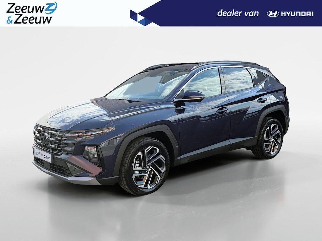 Hyundai Tucson 1.6 T-GDI HEV Premium Sky |Navigatie| Schuif-kanteldak| Lederen bekleding|Stoelverwarming/koeling| elektrisch verstelbare stoelen met geheugen|