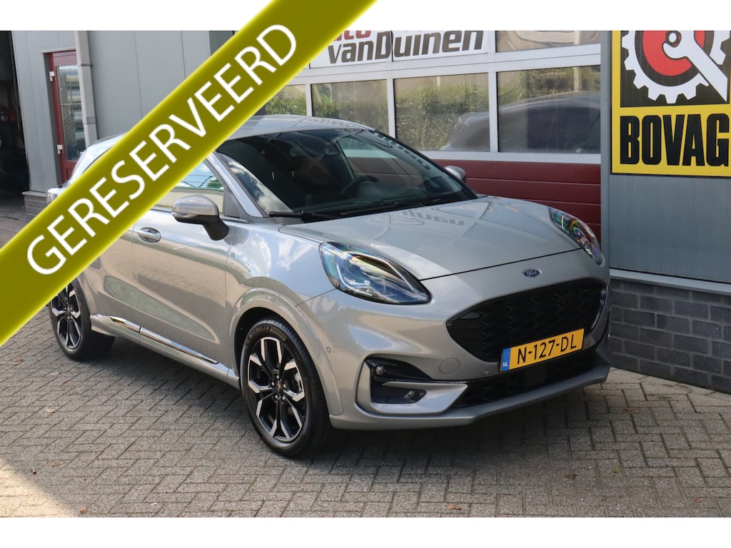 Ford Puma 1.0 EcoBoost Hybrid ST-Line X O.a: Afn. trekhaak, Camera, Pdc,  Dab, Carplay, 18 Inch L.m., Etc ... Rijklaar All-in prijs.