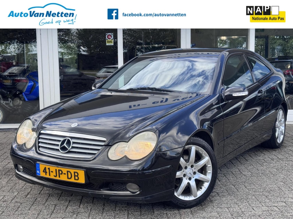 Mercedes-Benz C-klasse Sportcoupé 200 Kompressor 163pk 6bak,Clima,Cruise,Lmv,