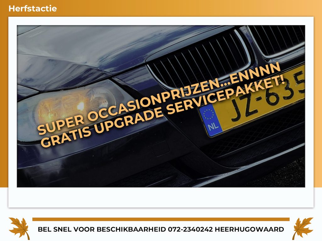 BMW 3-Serie 3-serie Touring 318i- Schwarz Sportief/Ruim - Cruise/Clima - Keurig