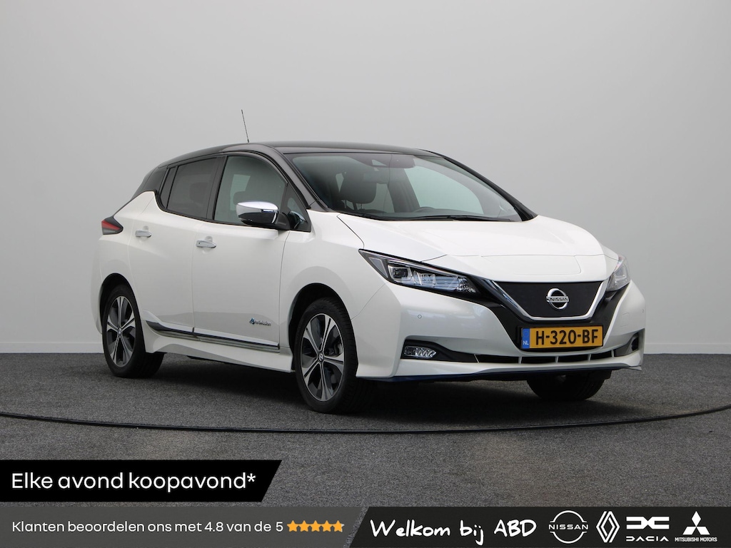 Nissan Leaf e+ Tekna 62 kWh | 94% SOH | Stoelverwarming voor en achterin | Leer | Pro-pilot | rondomzicht camera | BOSE audio | Dode hoek detectie | DAB | Apple carplay |