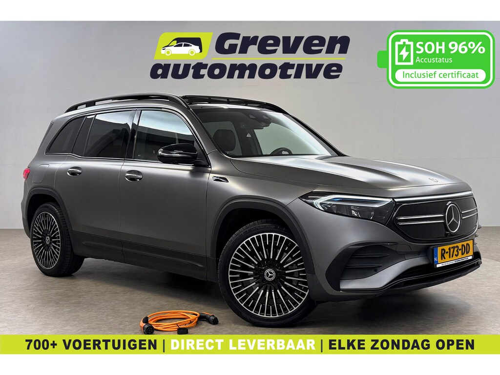 Mercedes-Benz EQB 250 AMG Line 67 kWh | Snelladen | SOH 96% | Pano | HuD | 360° | Virtual | Burmester | Memory | Sfeer