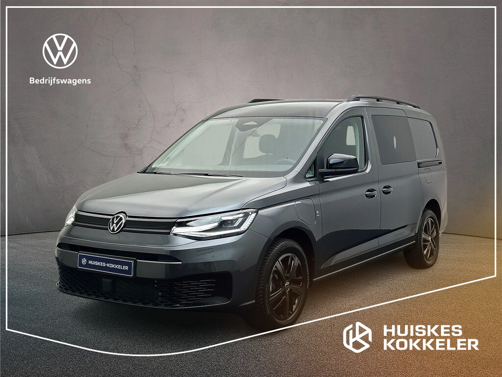 Volkswagen Caddy Maxi Flexible 1.5 TSI 150pk DSG eHybrid Limited Edition | ErgoComfort-stoelen L+R | 5-zitplaatsen opklapbare dubbele cabine | Apple Carplay / Android Auto | > Netto-ACTIE-Prijs; bij koop of lease via HK / excl. kosten rijklaarmaken <