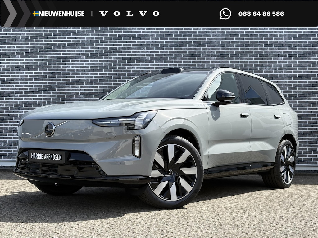 Volvo EX90 Twin Motor Ultra 7p. 111 kWh | Luchtvering | 360 Graden Camera | Head-up Display | Bose Audio | Panoramadak | Stoelmassage | Keyless Entry | Elektrische Achterklep | Elektrisch Verstelbare Voorstoelen | Pixel-LED Koplampen | Cruise Control Adaptief | BLIS | Google Navigatie | Apple Carplay | Android Auto