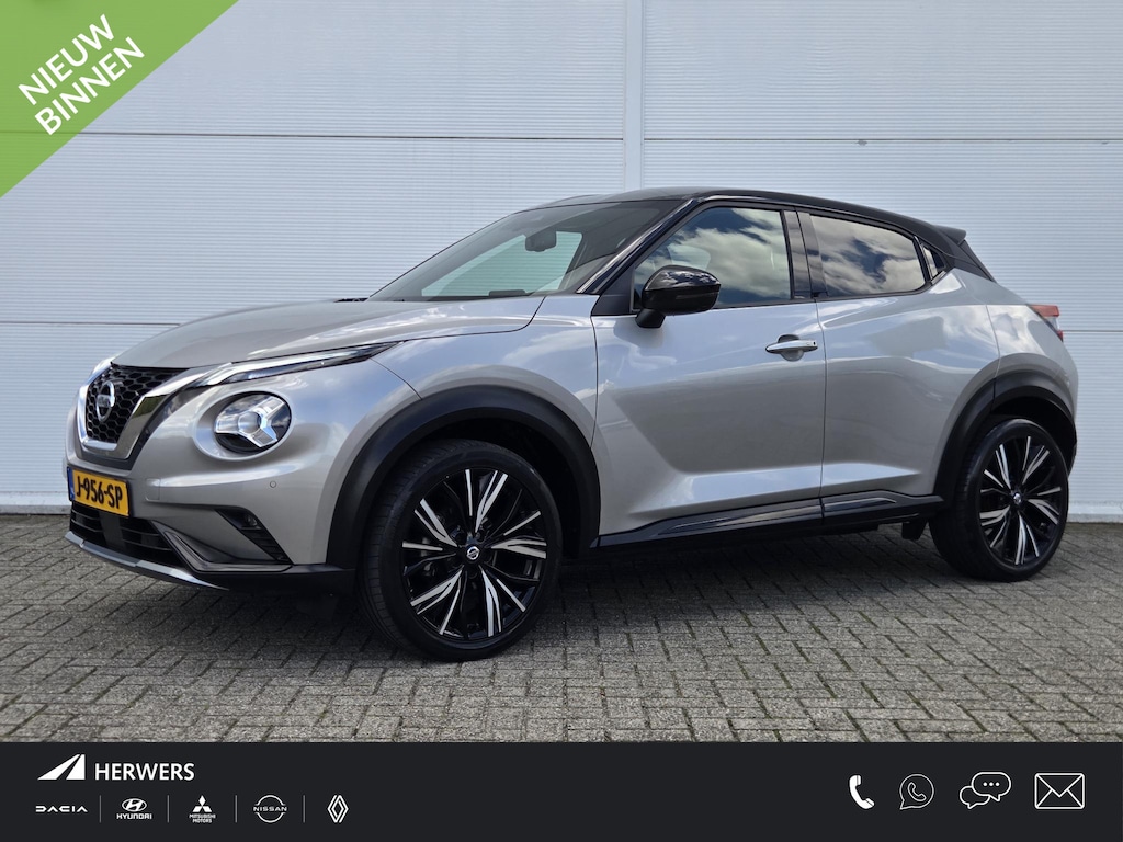 Nissan Juke 1.0 DIG-T N-Design / Navigatie / Leder/Alcantara Bekleding / Trekhaak / Bose Personal Audio / Cruise Control / Camera / Climate Control / Stoelverwarming /