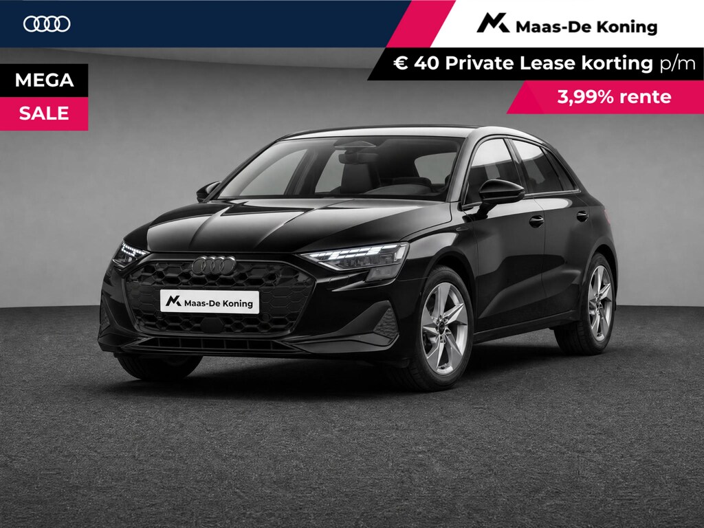Audi A3 Sportback 40 TFSI e Advanced edition 204 PK · Optiekpakket zwart plus · Assistent rijden en parkeren plus · Lichtpakket plus ambient light · MEGA Sale