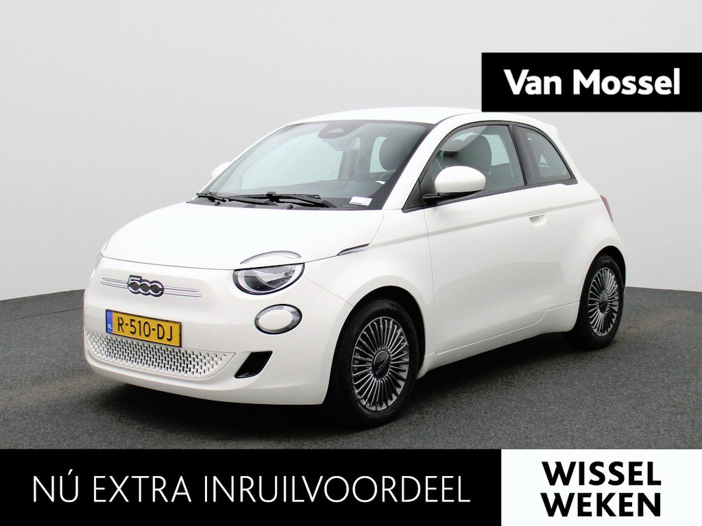 Fiat 500 Icon 42 kWh | SOH 93% | APPLE CARPLAY - ANDROID AUTO | CRUISE CONTROL | CLIMATE CONTROL | LICHTMETALEN VELGEN | LED VERLICHTING | MULTIFUNCTIONEEL STUURWIEL |